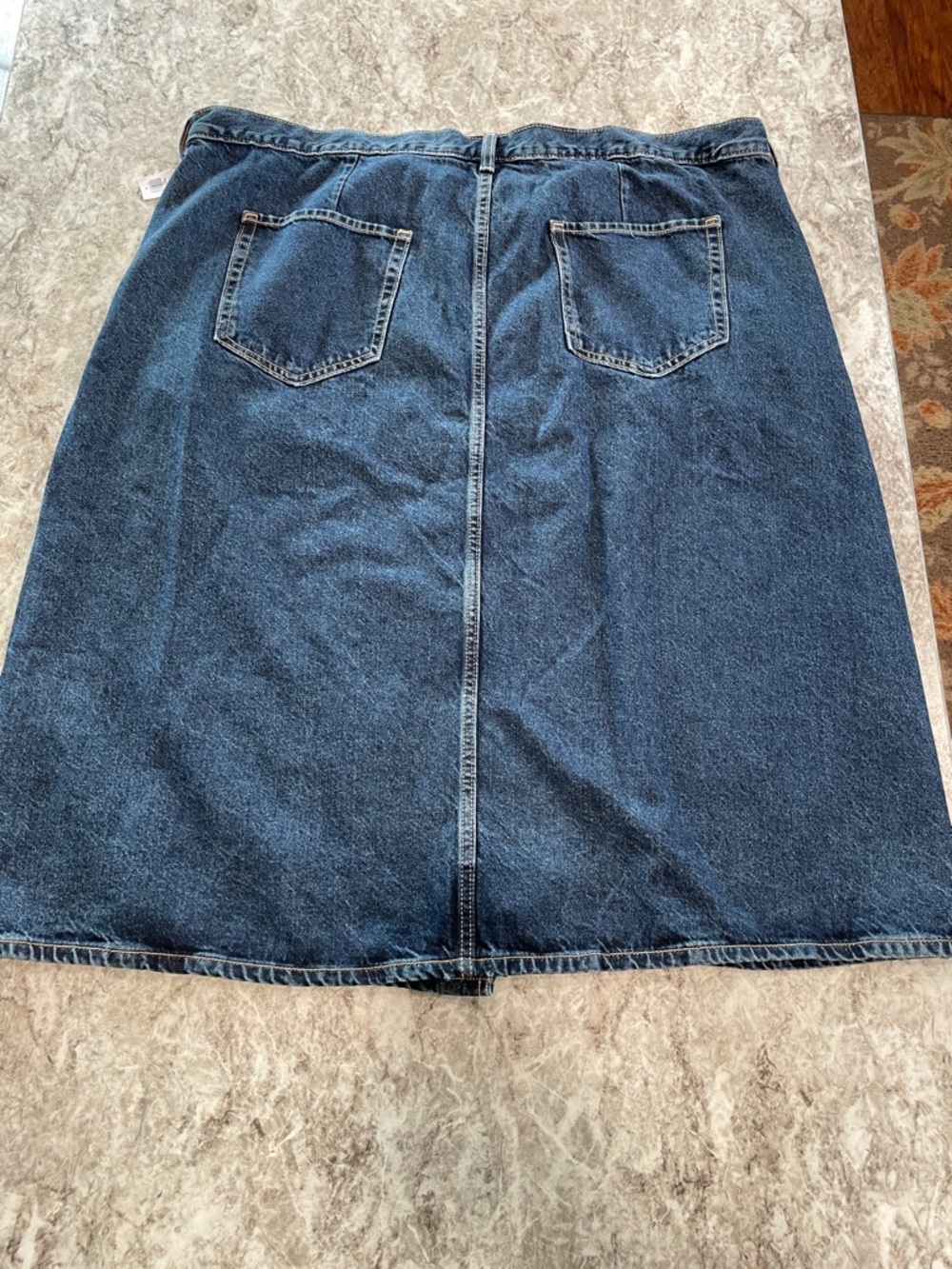Old Navy Jean Skirt Button Fly NWT size 24 - Picture 8 of 8